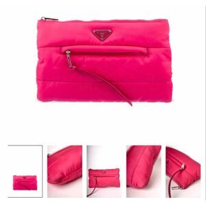TESSUTO BOMBER WRISTLET PRADA PINK